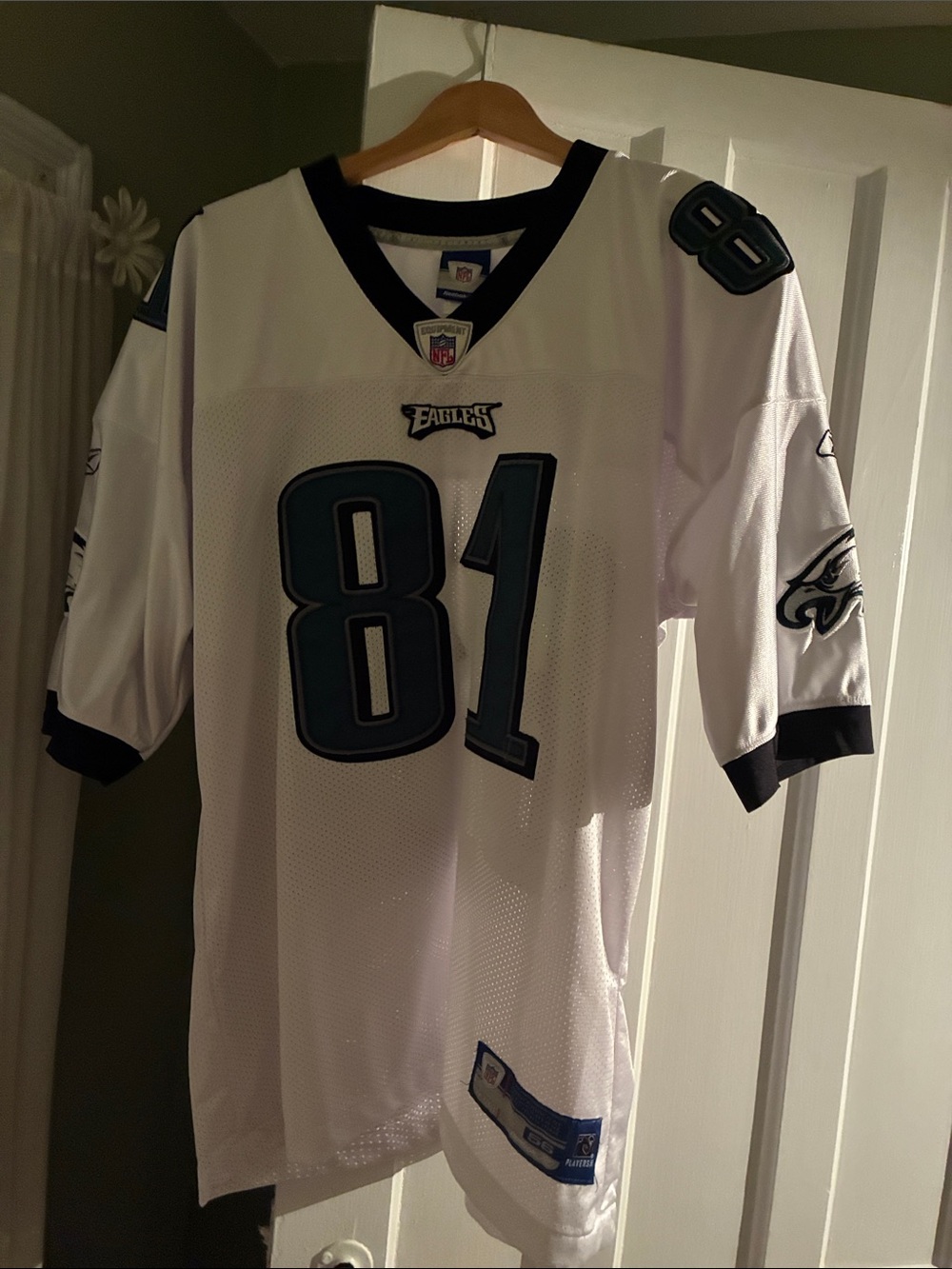 Reebok White Owen’s PhiladelphiaEagles #81 Men’s Jersey